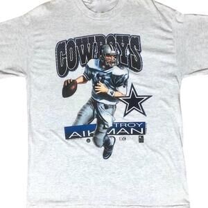 1996 Dallas Cowboys Football Shirt Troy Alkman Shirt Tee
